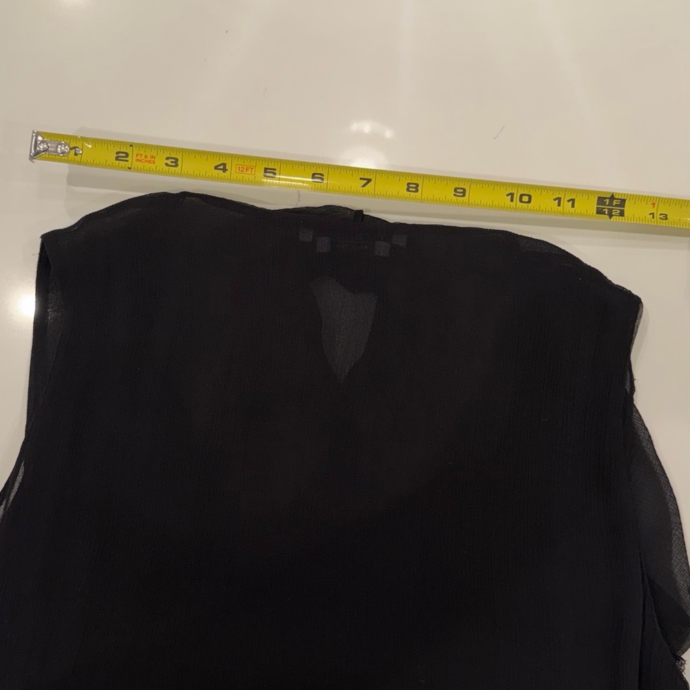 Givenchy black Ruffle Lace Robe - Picture 15 of 16